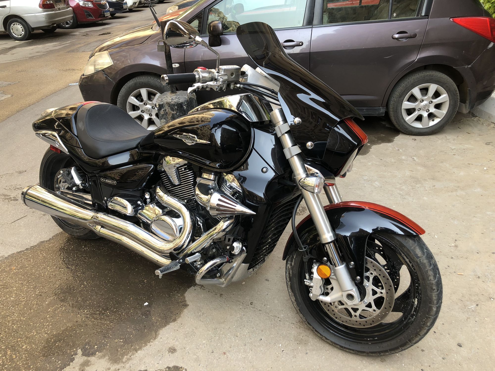 lights (high/low/flash beam),  kuryaken chrome levers,  swing