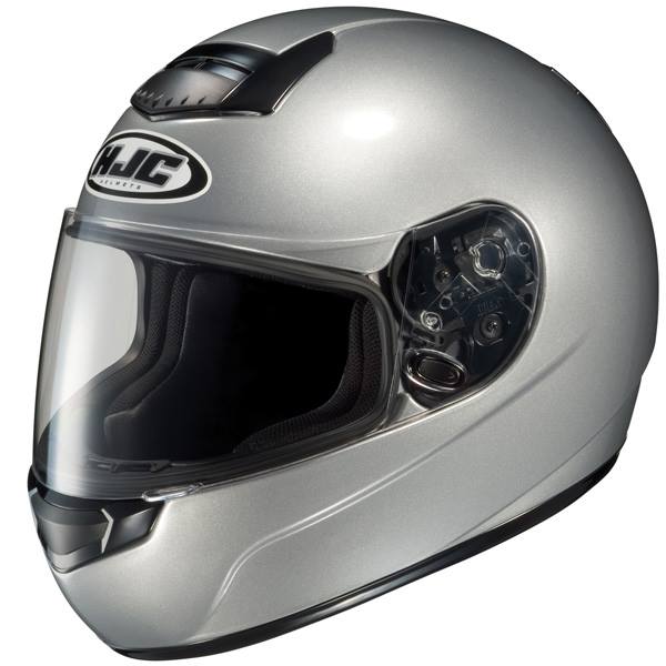 hjc -  Helmet - HJC cs-r1 Solid Helmet ( Silver )
