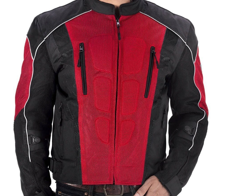  Viking Cycle Warlock Motorcycle Mesh Jacket For Men